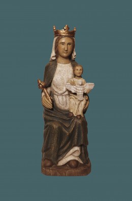 Our Lady Of Rosay - Blue / White - 42 Cm