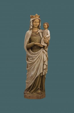 Our Lady And Child XIV Century - Green /...