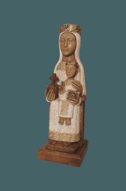 Our Lady Of The Pillar - White - 25 Cm