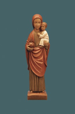 Our Lady Of Grace - Green / Red - 26 Cm