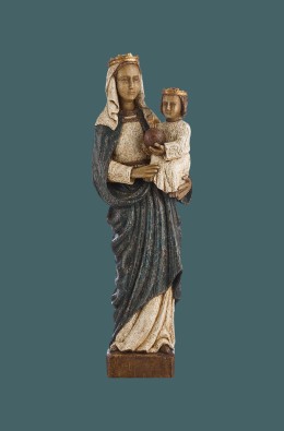 Our Lady Queen - White / Blue - 50 Cm
