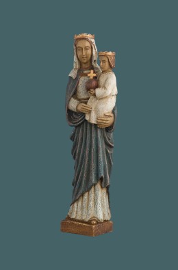 Our Lady Queen - White / Blue - 28 Cm