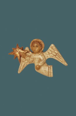 Angel With Star - White - 8 Cm