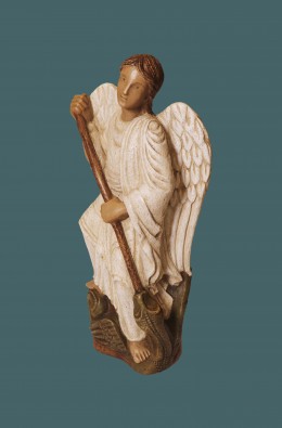 Saint Michael The Archangel - White - 30 Cm
