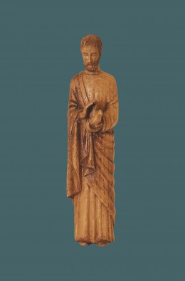 Saint Joseph Of Doves - Natural Wood - 20 Cm