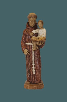 Saint Anthony Of Lisbon - Brown - 31 Cm