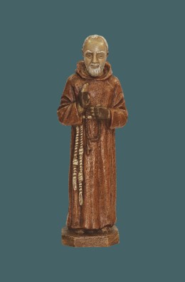 Saint Pio Of Pietrelcina - Brown - 37 Cm