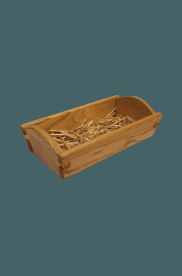 Cradle (Child Jesus 21 Cm) - Wood - 27 Cm