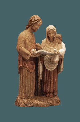 Holy Family Holding The Book - Red / Green...