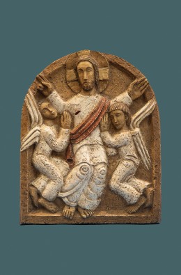 The Ascension - Low Relief - Brown - 22 Cm