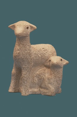 Sheep And Lamb - Paysanne Nativity Scene -...