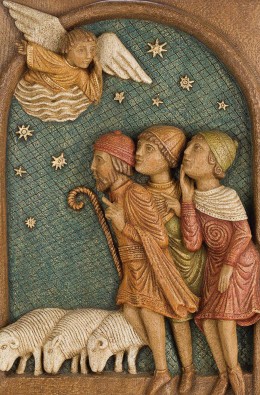 Shepherds (High Relief) - Autun Nativity...