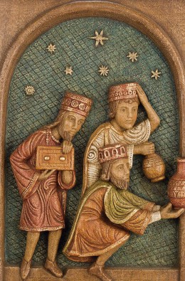 Three Kings (High Relief) - Autun Nativity...