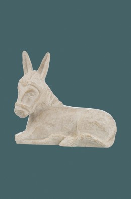Donkey - Autun Nativity Scene - White - 9 Cm