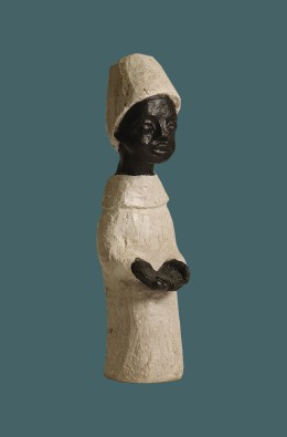 African Wise King - White - 16 Cm
