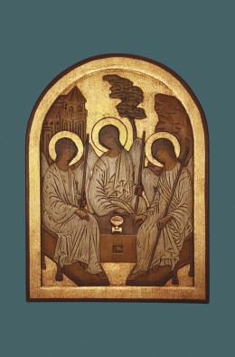 Holy Trinity - Golden - 32 Cm