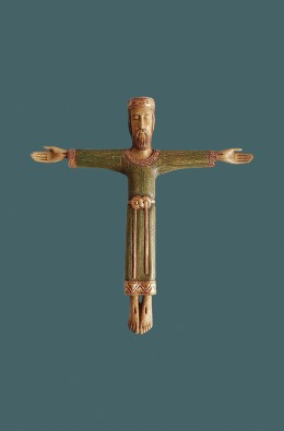 Cristo Sacerdote (sin Cruz) - Verde - 20 Cm