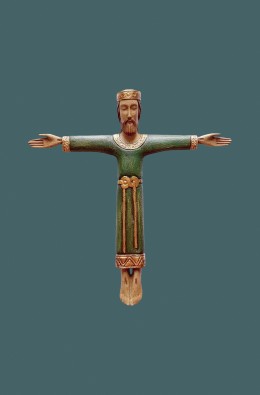 Cristo Sacerdote (sin Cruz) - Verde - 30 Cm