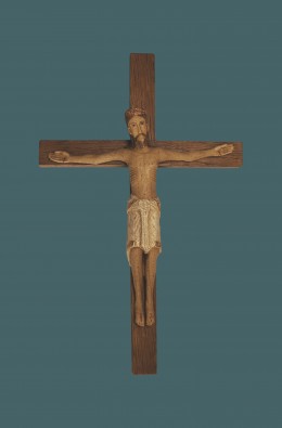 Cristo Romano Con Cruz - Blanco - 20 / 33 Cm