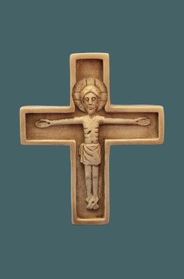 Crucifix The Savior - Ivory Resin - 11 Cm