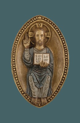 Christ In His Glory - Brown / Blue - 32 Cm