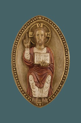 Christ In His Glory - Brown / Red - 32 Cm