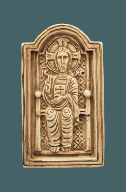 Christ In Majesty - Ivory Resin - 10 Cm