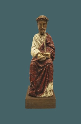 Outraged Christ Big - White / Red - 39 Cm