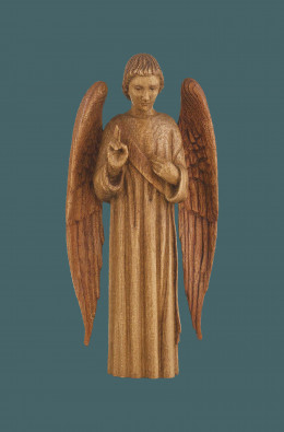 Angel Of Bethléem - Natural Wood - 21 Cm