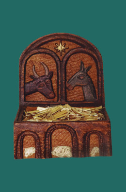 Manger - Autun Nativity Scene - Polichrome...