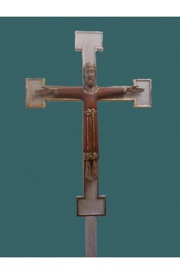 Christ Priest Processional Cross and...